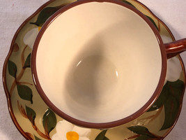 Stangl White Dogwood Cup And Saucer Mint - £7.85 GBP