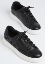 NEW Pair Rue21 Wild Diva Lounge Black Glitter Star Sneaker Gym Shoes 8.5 US - £7.47 GBP