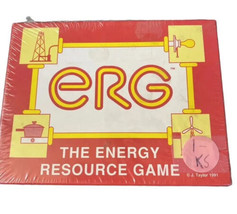ERG Energy Resource Game Cards Box Instructions Sequence Guide Non Renewable New - £67.17 GBP