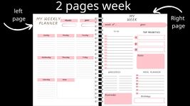 Weekly Planner, Weekly Goal Planner, Weekly To Do List, Weekly Agenda - £7.19 GBP