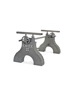 KNOX II Adjustable Height Industrial Dining Table Base Desk - Iron DIY - £2,888.65 GBP