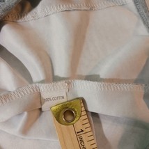 Men 1/4 Snap Button Cotton Gray & Brown Pullover Drawstring Hoodie Sweatshirt XL image 5