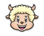 Cartoon Sheep Funny Face Lamb Sticker Vinyl Decal Waterproof Laptop Car ... - $4.50+