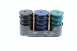 Pillar Candles Better Homes and Gardens 3 Pack Multicolor Pillar Candles... - $19.77