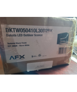 AFX Dakota DKTW050410L30D2BK  1-light ADA Black LED Outdoor Sconce Frost... - $138.21 CAD