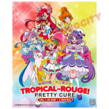 DVD Anime Tropical-Rouge! Pretty Cure 1-46 End+2 Movies English Subtitle - £25.80 GBP