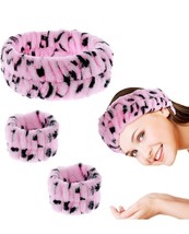 Brand New 4pcs Wrist Spa Face Towel Scrubchies In Pink - £4.06 GBP