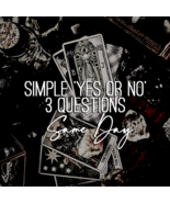 simple &#39;yes or no,&#39; 3 questions, SAME DAY tarot reading - €4,79 EUR