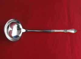 Royal Rose by Wallace Sterling Silver Soup Ladle HH WS Custom Made 10 1/2&quot; - £61.79 GBP