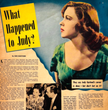 1950 Judy Garland Movie Star Article Frances Gumm What Happened To Judy ... - $24.99