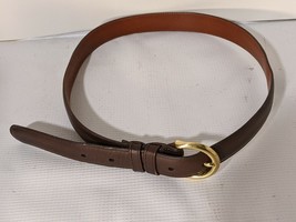 Coach Femme Ceinture Gant Britannique Fauve Bronzé Cuir Laiton Massif 84... - $31.17