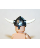 Minifigure Viking Helmet Silver Military Armor Diy Bulk Block - $97.68 MXN