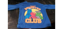 Sesame Street Furry Monster Club 12 Month Shirt  - $9.90
