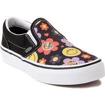 Vans toddler Classic Slip On Radically Happy Black Multi Size 8 - $54.89