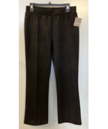 Falls Creek Womens Black Ultrasuede Boot Pant NWT Size M - $19.80