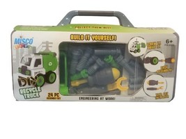 Misco DIY Recycle Truck Build It Yourself 24 PC Assembly Set - £15.85 GBP