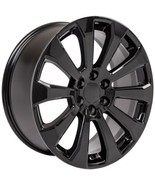 Chevy 22&quot; Black High Country Replica Wheels 2000-2025 Silverado Tahoe Su... - $1,117.71