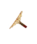 22karat stamp gold snake ring size us 9.5 half father birthstone jewelry - €586,19 EUR