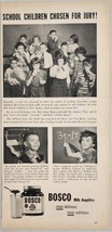 1951 Print Ad Bosco Chocolate Milk Amplifier School Children Choose Best... - $18.24