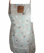 Sea Shell  Cotton Print Kitchen Chef&#39;s Apron Seashell Fashion BBQ Baking... - $225.97 MXN