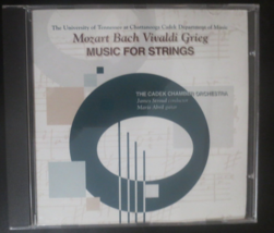 Mozart Bach Vivaldi Grieg  University of Chattanooga Cadek Dept of Music CD - £3.52 GBP