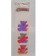 Vintage 1980s Sandylion 1pc Prism Bears Sticker Sheet &amp; 1 Loose Sticker ... - $148.50