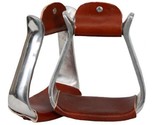 Showman Aluminum Western Horse Saddle Pleasure Show Barrel Reining Stirrups - $34.40