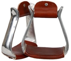 Showman Aluminum Western Horse Saddle Pleasure Show Barrel Reining Stirrups - £27.05 GBP