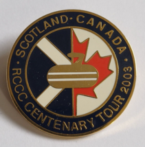 2003 SCOTLAND CANADA RCCC CENTENARY TOUR ROYAL CANADIAN CURLING CLUB LAP... - $19.99
