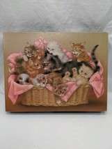 Kitten Caboole 500 Interlocking Pieces Hallmark Cards Puzzle 18&quot; X 23 1/2&quot;  - £19.18 GBP