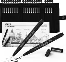 Non-Toxic Waterproof Fine Liner Pens - 22 Piece Set for Creative Projects - $39.55