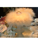 Exquisite Honeysuckle  6 oz Perfumed Dusting Powder w/ Puff &amp; Stand - $59.99