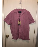NWT Chubbies Mens SZ Large The Magnolia Linen Blend Sunday Shirt Short S... - $500.20 MXN
