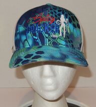 Spicy Cracker adjustable Snapback Hat Cap OSFM white blue Red - $14.80