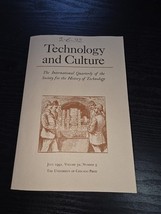 Technology &amp; Culture International Quarterly Society History 1991 Vol 32 #3 - €17,07 EUR