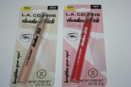 L.A. Colors Shadow Stick Eyeshadow Stick C68776 Pink + C68778 Champagne ... - $13.29