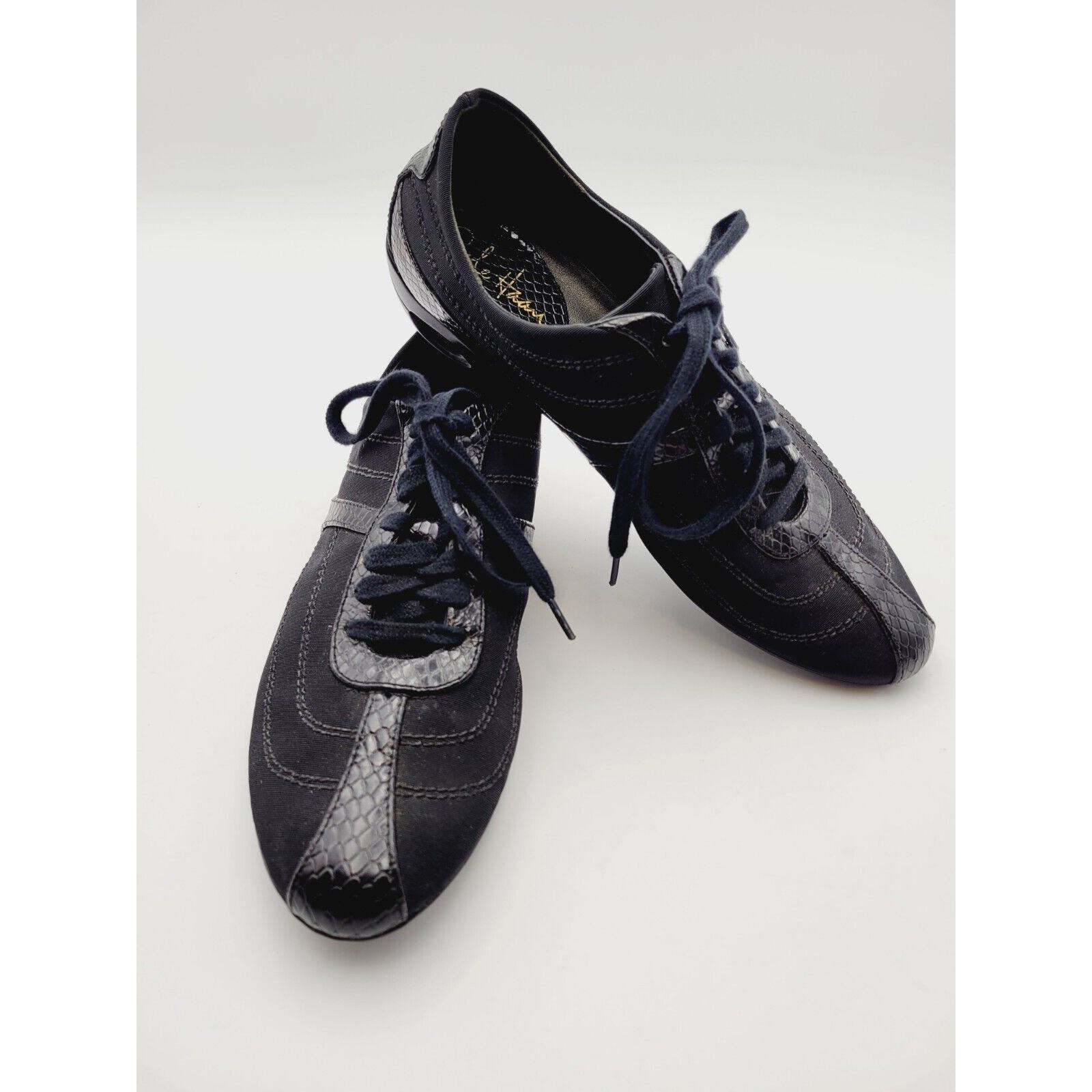 Cole Haan Women's Size 8.5B NikeAir Tech Fashion Sneakers in Metallic Black Item image 2