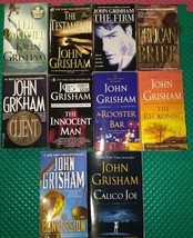 Lot of 10 John Grisham Rooster Bar Calico Joe Reckoning Confession - FRE... - £15.02 GBP