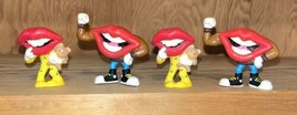 Tang Applause General Foods Big Mouth Lips Figures Toys Vintage 1989 Lot... - $129.24 MXN