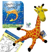Giraffes Can&#39;t Dance by Giles Andreae, Guy Parker-Rees, MerryMakers Giraffe Stuf - £28.92 GBP