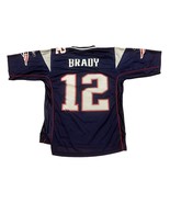Reebok New England Patriots Tom Brady #12 Blue NFL Football Jersey Men&#39;s... - £39.90 GBP