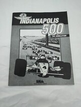 Indianapolis 500 The Simulation PC Video Game Manual - $8.90
