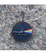 Pink Floyd  Dark Side of the Moon  Hand Painted Wood Ornament    Home  D... - $19.13 CAD
