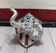 Mystery Metal Elephant Figurine - What Is It? Business Card Holder? Repu... - £19.32 GBP