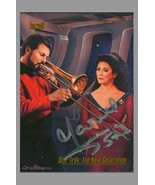 Marina Sirtis Signed 1993 Star Trek Master Series Riker &amp; Deanna Troi Card - £77.43 GBP
