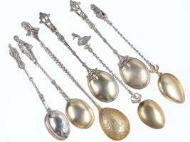 1880&#39;s Fanciest sterling spoons ever - $410.60
