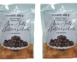 2x Trader Joe&#39;s Chocolate Covered Sea Salt Butterscotch Caramels 7oz Ea ... - $16.82