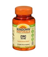 3 Pks Sundown Zinc 50mg, Supports Immune and Antioxidant Health, 100 Cap... - £11.96 GBP