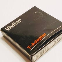 Vivitar T-adapter 211890 for Minolta Maxxum M/MX. New, open box.   UPC 019643118 - $10.00