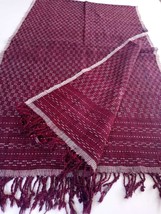 Scarf hand weave of dot batik 200cm x 50cm - £82.09 GBP